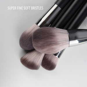 ชุดแปรงแต่งหน้าสีดำคุณภาพสูงขายดี พร้อมโลโก้สั่งทำพิเศษ 14 ชิ้น - Product Image 6