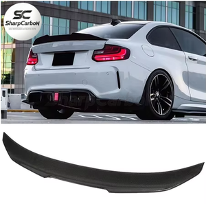 Aileron de coffre arrière en fibre de carbone pour <span class=keywords><strong>BMW</strong></span> Série 2 F22 F87 M2 Coupé 2014 - <span class=keywords><strong>2019</strong></span> - Product Image 1