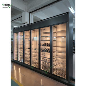 Mewah kaca ganda restoran layak anggur gudang termoelektrik kulkas pengatur suhu untuk anggur merah wiski - Product Image 5