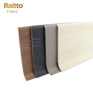 Rodapié de PVC espumado de plástico, marca RAITTO, accesorios para suelo de zócalo de PVC - Product Image 1