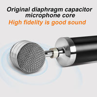 Microphone Filaire Professionnel OEM E800 en Métal avec Absorption des Chocs et Réduction du Bruit pour Studio d'Enregistrement