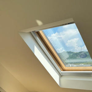 Fenêtre de toit en aluminium 6063-T5 à double vitrage à rupture de pont thermique pour villa, maison, grenier, véranda, serre - Product Image 1