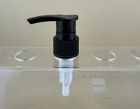 Pompe à lotion anti-déversement en plastique 24/410, transparente, blanche, noire, pulvérisateur pour bouteilles
