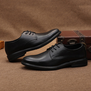 Chaussures Oxford en cuir verni pour hommes, marque de luxe haut de gamme, chaussures de ville formelles, chaussures en cuir légères - Product Image 3