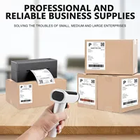 Échantillon Gratuit d'Étiquettes d'Expédition A6 100x150 – Papier Autocollant Thermique Adhésif Imperméable avec Laminage Brillant pour Expédition Express Thermique