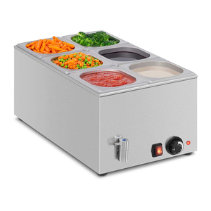 Calentador de alimentos de acero inoxidable Buffet Bain Marie para restaurante y catering - Product Image 3