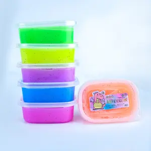 balçık kum kil Suppliers-Yumuşak hamur oyuncaklar macun yumuşak kil antistres hafif hamuru balçık malzemeleri kum Fidget sakız polimer kil çocuklar için