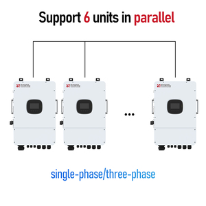 อินเวอร์เตอร์พลังงานแสงอาทิตย์แบบไฮบริด MPPT เดี่ยว/แยกเฟสอินเวอร์เตอร์พลังงานแสงอาทิตย์ความถี่ต่ำ24โวลต์48โวลต์4.2KW 5KW 6.2kw 10กิโลวัตต์ - Product Image 4