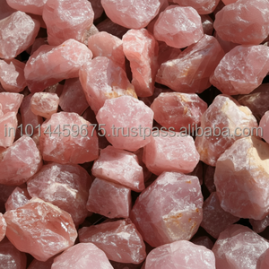 Piedra Natural al por mayor, cuarzo rosa, calidad, precio fino, sin cortar, suelta, piedra rugosa, materia prima - Product Image 1