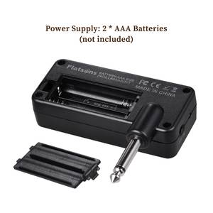 Flatsons F1R <span class=keywords><strong>Mini</strong></span> amplificateur de <span class=keywords><strong>guitare</strong></span> pour <span class=keywords><strong>casque</strong></span> avec prise <span class=keywords><strong>casque</strong></span> 3.5mm entrée AUX Plug-and-Play - Product Image 4