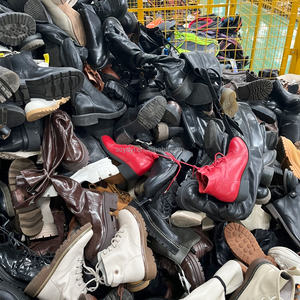 Botas largas de cuero de invierno al por mayor a granel de segunda mano, botas de <span class=keywords><strong>moto</strong></span> hasta la rodilla <span class=keywords><strong>para</strong></span> mujer, fardo grande mixto de zapatos usados <span class=keywords><strong>para</strong></span> mujer - Product Image 3