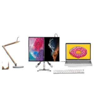 จอภาพ IPS LED ขนาด15.6นิ้วแบบพกพาหน้าจอคู่หรือสามจอแล็ปท็อปหน้าจอซ้อนกันได้ยืดหยุ่นพับได้ - Product Image 4