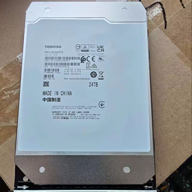 TOSHIBA HDD 16TB MG11ACA24TE 24TB SATA 6Gb/s 3.5inch Hard Disk Drive for Server 24T