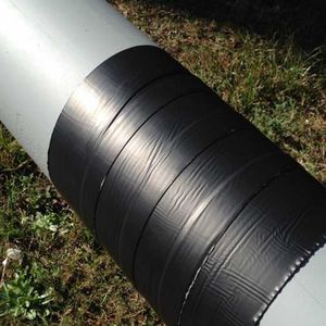 Soğuk uygulanan butil kauçuk boru hattı bant su geçirmez polietilen butil yapıştırıcı bant gaz için petrol borusu korozyon önleyici koruma - Product Image 2