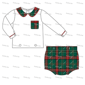 New Born Baby <strong>Girl</strong> Clothes Flannel Tartan Infant Clothes Romper Sets Baby Boys and <strong>Girls</strong> <strong>Jumper</strong> Sets <strong>Christmas</strong> - Product Image 5