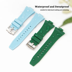 Bracelets de montre en silicone à dégagement rapide pour hommes, bracelets de montre en caoutchouc pour Tissot <span class=keywords><strong>Prx</strong></span> 1853, pour Powermatic <span class=keywords><strong>80</strong></span> - Product Image 3