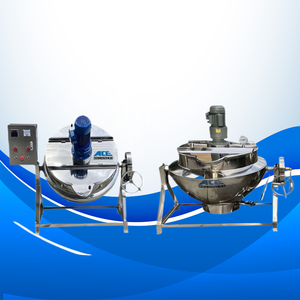 Bouilloire de cuisson planétaire de machine à bouilloire revêtue commerciale S304 avec agitateur - Product Image 1