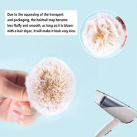 Vente en gros Boule bouffante pelucheuse multicolore 8cm en fausse fourrure de lapin Porte-clés sac Accessoires Pompons Pompons Porte-clés