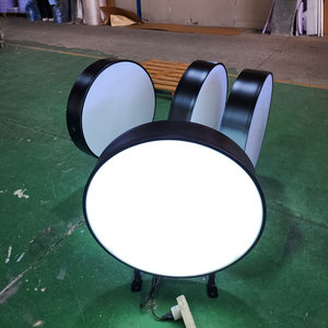 Enseignes lumineuses LED rondes, fourniture <span class=keywords><strong>d</strong></span>'enseignes lumineuses personnalisées vierges, enseignes lumineuses publicitaires pour entreprises en extérieur - Product Image 3