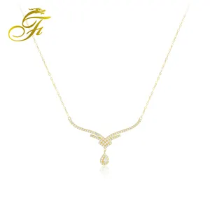cheap jewelry gold necklace wholesale stone pendant necklace hypoallergenic wealth status necklaces choker