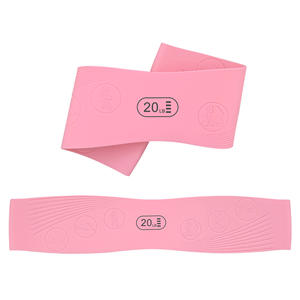 Set di 4 fasce elastiche rosa viola <span class=keywords><strong>per</strong></span> il rilassamento e la perdita di peso <span class=keywords><strong>per</strong></span> l'allenamento della forza delle <span class=keywords><strong>gambe</strong></span> Yoga - Product Image 3