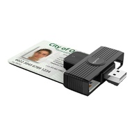 Lecteur de carte à puce USB haute vitesse pour adaptateur de carte ID IC EMV CAC