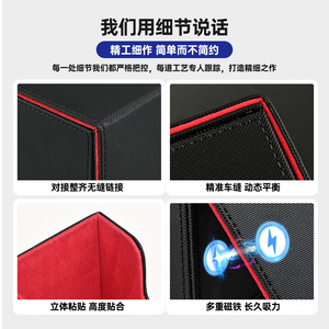 Boîte à cartes verticale en cuir PU JIAYU avec fermeture magnétique et blocage RFID - Rangement universel pour cartes <span class=keywords><strong>Pokémon</strong></span> et cartes <span class=keywords><strong>de</strong></span> visite - Product Image 4