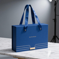 Sacs en papier écologiques de luxe pour emballages cadeaux, avec poignées personnalisées pour vêtements, bougies, avec impression de votre propre logo