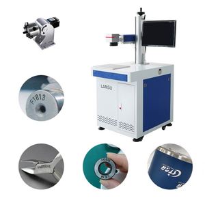 Nouvelle machine de marquage laser à fibre MOPA LANSU JPT M7 30W/50W/60W de table, compatible DXF, facile à utiliser - Product Image 1