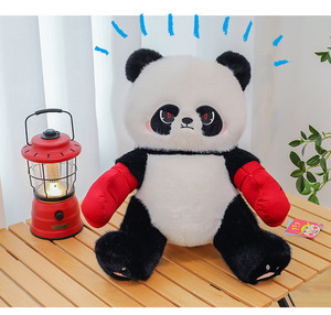 Lindo Peluche de Panda Súper Suave, Juguete de Peluche de Algodón PP, Almohada para Dormir y Compañero de Sueño, Lindo Peluche de Panda Boxeador, Venta al por Mayor - Product Image 4