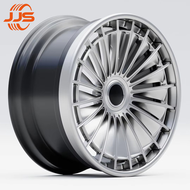 JJS Rims Custom Forged Three Piece Multi-spoke 20* 9.5 Inch Aluminum Alloy Passenger Car Wheels