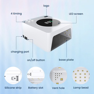 Lampada UV LED Professionale Portatile da 48W con 4 Modalità Timer, Asciugatore Elettrico per Unghie per Smalto Gel, Attrezzatura per Manicure - Product Image 3
