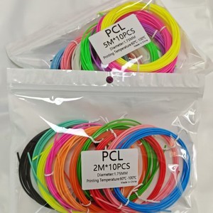 Bersil Pcl 3D Pen <b>Filament</b> 1.75Mm 5M 10Pcs Multicolor Low Temperature Printing Material - Product Image 1