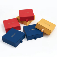 50 boîtes cadeaux de luxe personnalisées en carton rigide pour bagues, boucles d'oreilles, colliers, bracelets et petits lots