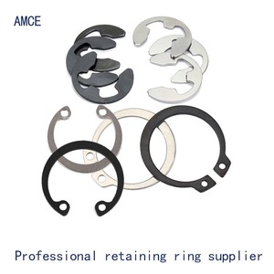 65MN Steel Stainless E-Type <b>Split</b> <b>Ring</b> Snap <b>Ring</b> Spring Multi-Specification Industrial Application - Product Image 6