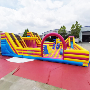 Parque de atracciones inflable gigante para niños, trampolín, casa de brinco, parque de diversiones, parque hinchable. - Product Image 1