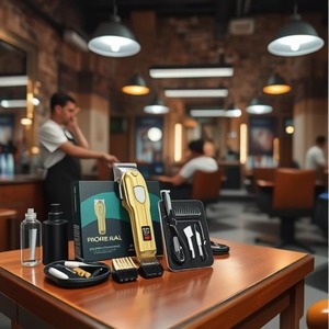 Cortadora de Pelo Eléctrica con Pantalla LCD, Motor sin Escobillas, Cuerpo Metálico, Modelo Recargable, Herramienta Profesional para Corte de Pelo - Product Image 3