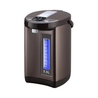 Termos Listrik Digital dengan Panci Dalam Stainless Steel 750W 4.5-5.5L Multi-temperatur 2-24 Jam Pengaturan Masa Depan 45-98 Derajat Celcius untuk Hotel