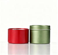 Contenants de stockage vides, pots cosmétiques en aluminium 5g 10g 15g 20g 30g 60g, boîtes en aluminium métalliques argent, noir, or