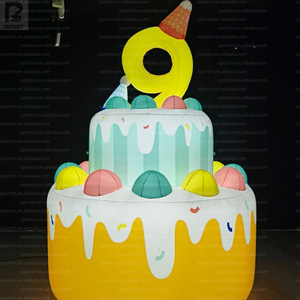 โมเดลเค้กอีสเตอร์เป่าลมขนาดยักษ์ พร้อมไฟ LED ประดับตกแต่งสำหรับเทศกาลอีสเตอร์/ถ่ายรูป/งานก<span class=keywords><strong>ลา</strong></span>งแจ้ง/ปาร์ตี้ - Product Image 4