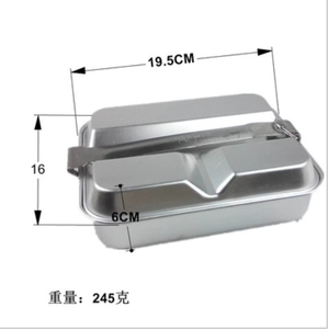 Tactical 800ml 1000ml Outdoor Camping Office Ports Lunch <b>Box</b> Mess Tin - Product Image 5