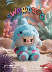 Nouveauté <span class=keywords><strong>2026</strong></span> Rebel Bear Frozen Sweet Zoo Series Figurines de collection en vinyle PVC et peluche, Jouets cadeaux unisexe, Boîte mystère (6 pièces/boîte) CHAOSWEET - Product Image 3