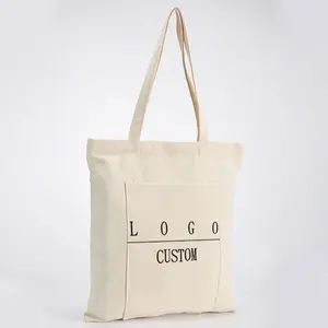 Sac fourre-tout en toile de coton imprimé directement de l'usine sacs-cadeaux promotionnels en noir et blanc avec logo personnalisé, style tendance pour un usage quotidien - Product Image 4