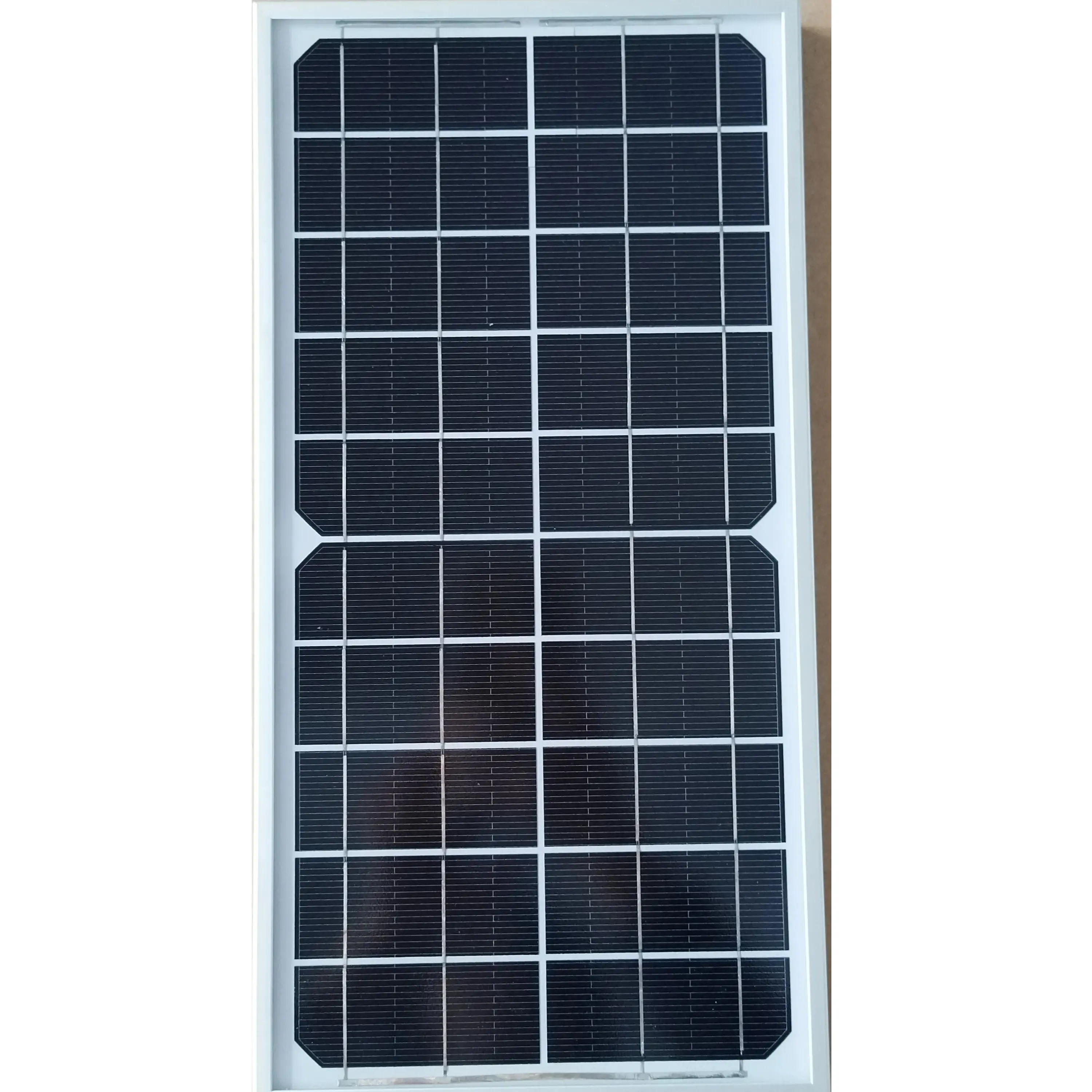 Painel de vidro temperado pequeno personalizado 12V solar 10W 12V Silicone mono tamanho A4 10W 15W 18V Painéis solares de vidro para IoT