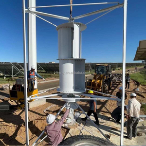 Sistema Híbrido Eólico de Eje Vertical con Imán de Corriente Alterna de 48V, 96V, 110V, 3KW, 5KW, 10KW, 20KW, 30KW y Aerogenerador de 10KW, 20KW, 30KW - Product Image 5