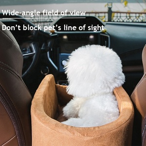 Cat Dog Travel Bag Carrier Armrest Puppy Safety Booster Seat Elevated Dog Car Seat <strong>Pet</strong> Console Booster Seat for Car - Product Image 6
