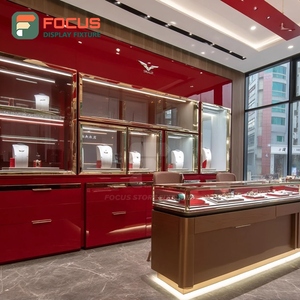 Luxury Jewelry Display Counter Tempered Glass Panel Jewelry Shop Jewelry Cabinet - Product Image 6