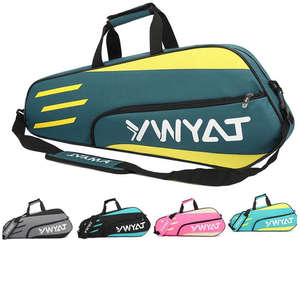 Bolsa Deportiva Impermeable de Lona Gruesa para Raquetas, Paquete de 3, Mochila para Tenis, Bádminton, Pickleball, Estudiantes, Bolsa de Almacenamiento para Palas - Product Image 2