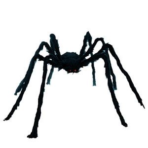 Acquista Ragno di Peluche Nero con <span class=keywords><strong>Gambe</strong></span> <span class=keywords><strong>Lunghe</strong></span> 30/60/90cm, Occhi Rossi Spaventosi, Decorazione Festiva per la Stagione di Halloween - Product Image 6