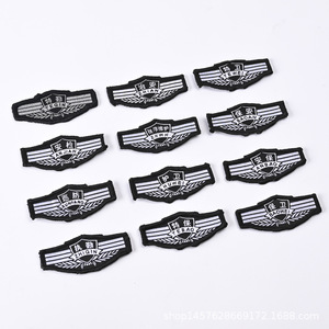 Woven Label Armband Rectangle Polyester <b>Velcro</b> Patch Custom Number <b>Badge</b> Security Uniform Accessory - Product Image 3